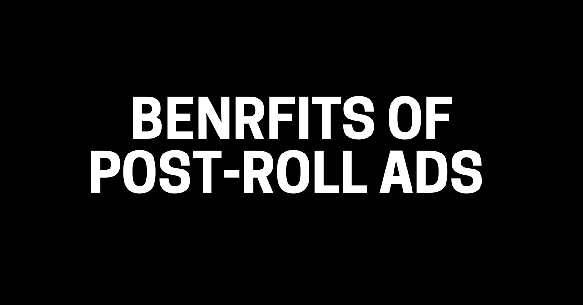 Boost with Post-Roll Ads